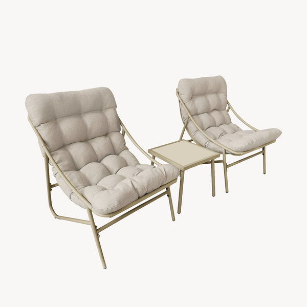 Set masa si 2 scaune gradina Trölleping [en.casa]