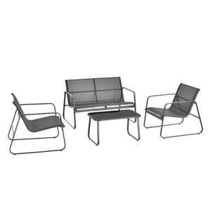 Set 4 piese mobilier gradina Anzi culori diferite [casa.pro]