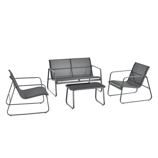 Set 4 piese mobilier gradina Anzi culori diferite [casa.pro]
