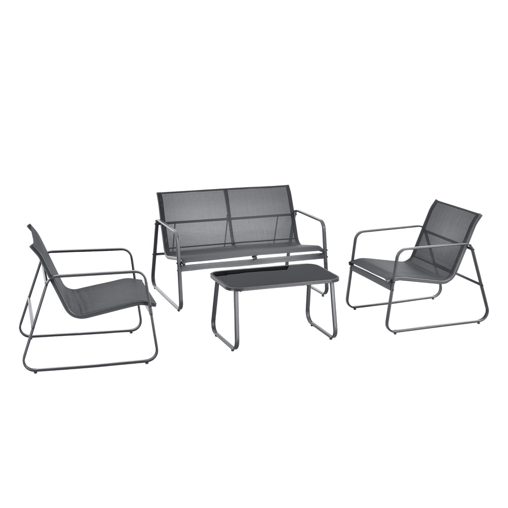 Set 4 piese mobilier gradina Anzi culori diferite [casa.pro]