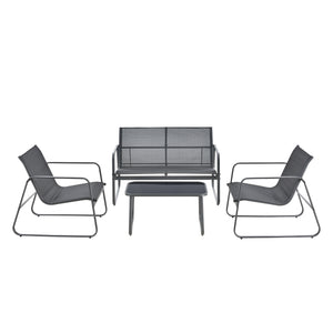 Set 4 piese mobilier gradina Anzi culori diferite [casa.pro]