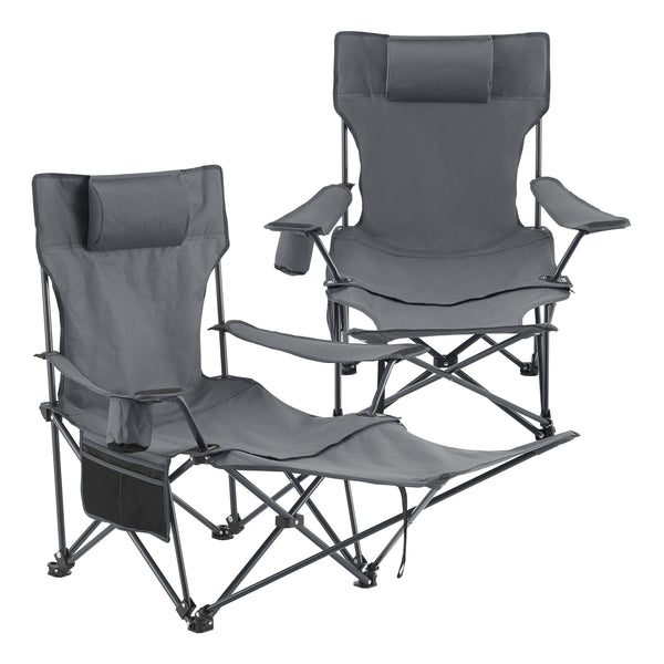 Set camping Bellante 1 masa si 2 scaune pliante otel poliester [casa.pro]