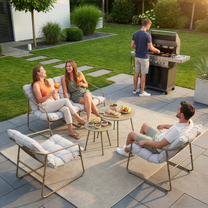 Set 5 piese mobilier gradina Kivanta [en.casa]