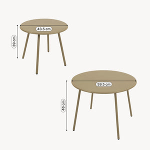 Set 5 piese mobilier gradina Kivanta [en.casa]