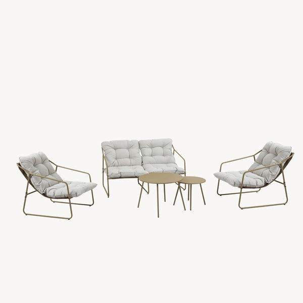 Set 5 piese mobilier gradina Kivanta [en.casa]