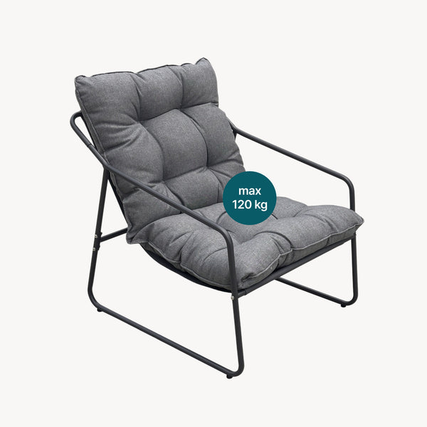 Set 5 piese mobilier gradina Kivanta [en.casa]