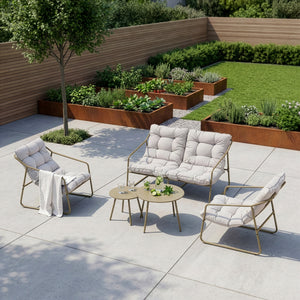 Set 5 piese mobilier gradina Kivanta [en.casa]