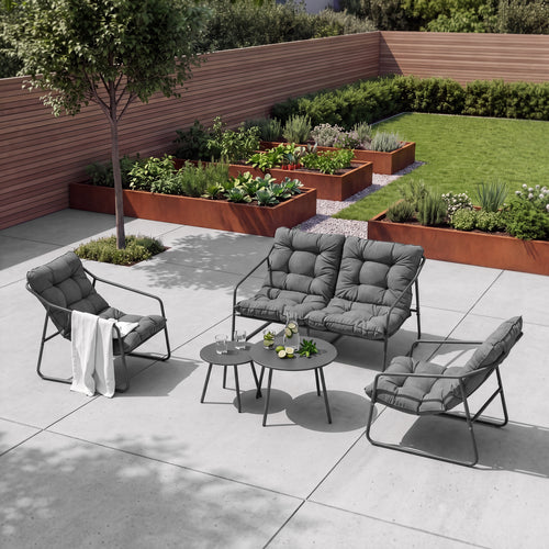 Set 5 piese mobilier gradina Kivanta [en.casa]