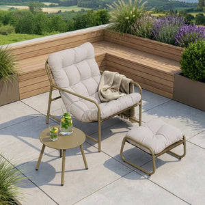 Set 3 piese mobilier gradina Trerdfjoa [en.casa]
