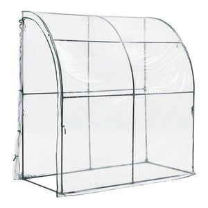 Sera gradina Juta 100 x 200 x 215 cm otel/PVC [en.casa]