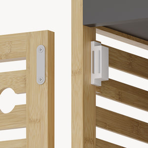 Raft baie Kydesby bambus natur/gri [en.casa]