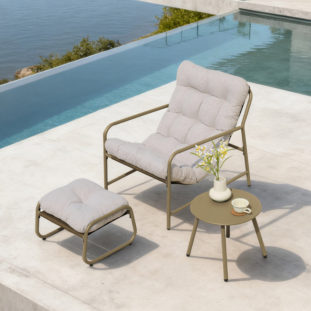Set 3 piese mobilier gradina Trerdfjoa [en.casa]
