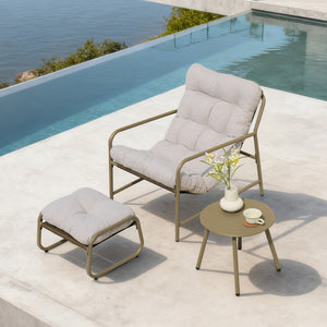 Set 3 piese mobilier gradina Trerdfjoa [en.casa]