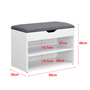 Suport pantofi Gentofte 46 x 60 x 30 cm culori diferite [en.casa] 