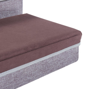 Scara caini Vojens 30kg MDF maro gri [en.casa]