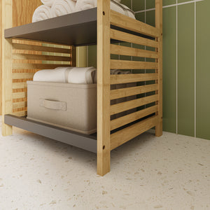 Raft baie Kydesby bambus natur/gri [en.casa]