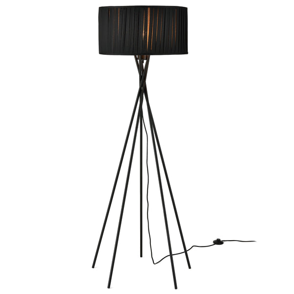 Lampa de podea Black Mikado 155 cm iluminat sufragerie  negru [lux.pro]