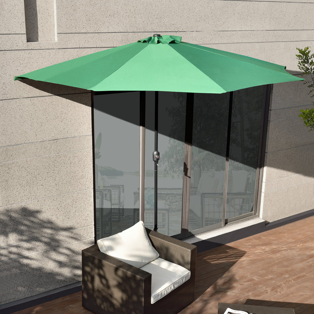 Halb - Sonnenschirm Eger Ø300 Halbrund in versch. Farben [casa.pro] - premiumXL