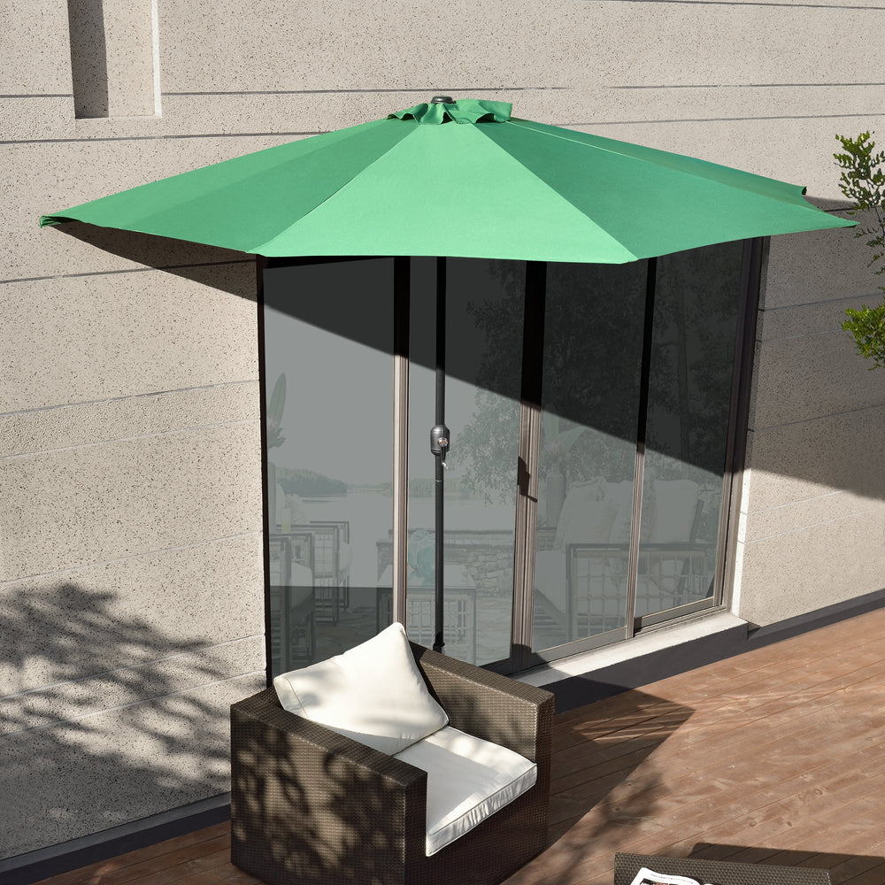 Halb - Sonnenschirm Eger Ø300 Halbrund in versch. Farben [casa.pro] - premiumXL