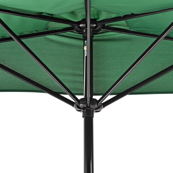 Umbrela semicirculara HU300 Eger 300x150x30 cm [casa.pro]