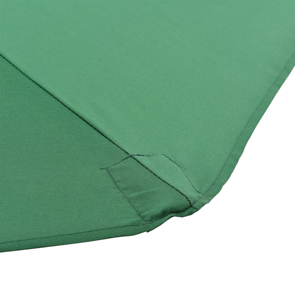 Umbrela semicirculara HU300 Eger 300x150x30 cm [casa.pro]