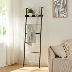 Raft scara de perete Øksnes 160x50x27,5cm otel [en.casa]