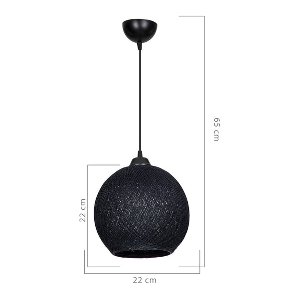 Lustră suspendată Lisburn E27 metal în diferite culori [lux.pro]