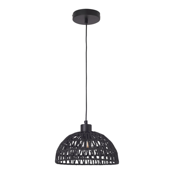 Lampa de plafon Alton 156 cm 1 x E27 60W metal ratan [lux.pro]