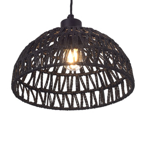 Lampa de plafon Alton 156 cm 1 x E27 60W metal ratan [lux.pro]