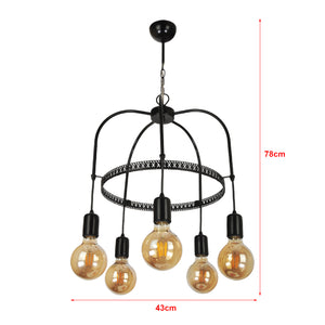 Lustră suspendată Llandudno E27 metal în diferite culori și dimensiuni [lux.pro]
