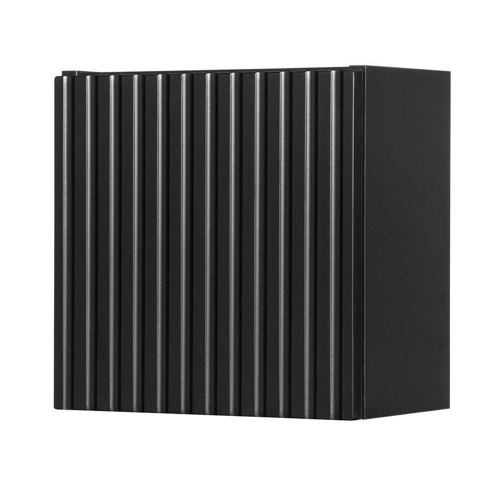 Dulap baie perete Newport negru en.casa