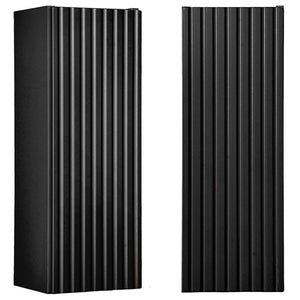 Dulap baie perete Newport negru en.casa