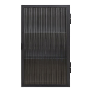Dulap de perete cu usa sticla canelata Zundert 60x35x15 cm [en.casa]