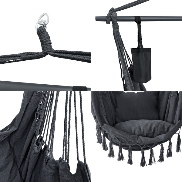 Scaun suspendat Aranga 120 Kg culori diferite [en.casa]