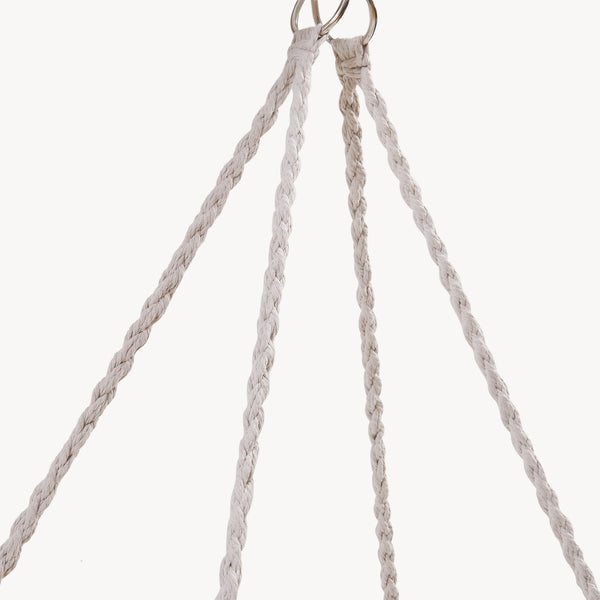 Fotoliu suspendat Kailua 135x129 cm crem deschis [casa.pro] 