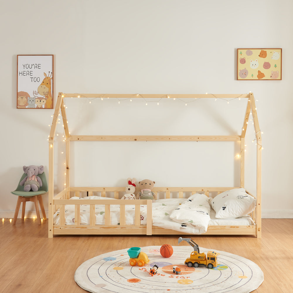 Hausbett Hesel mit Rausfallschutz [en.casa] - premiumXL
