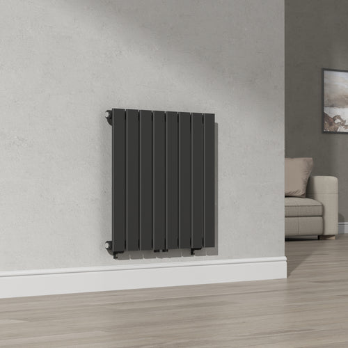 Radiator Nore 60x60cm negru 459W [neu.haus]