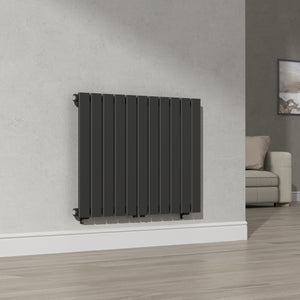Radiator Nore 60x80cm negru 616 W [neu.haus]
