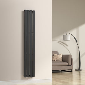 Radiator Nore 180x30cm negru 598W [neu.haus]