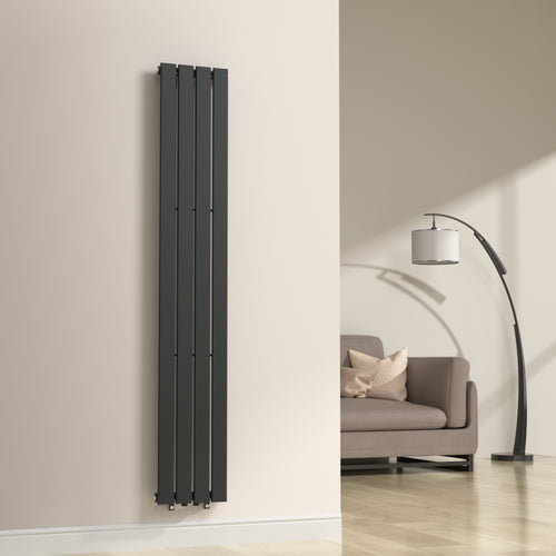 Radiator Nore 180x30cm negru 598W [neu.haus]