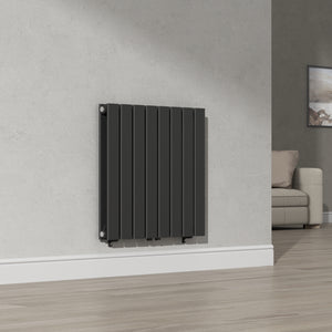 Radiator dublu Nore 60x60cm negru 809W [neu.haus]