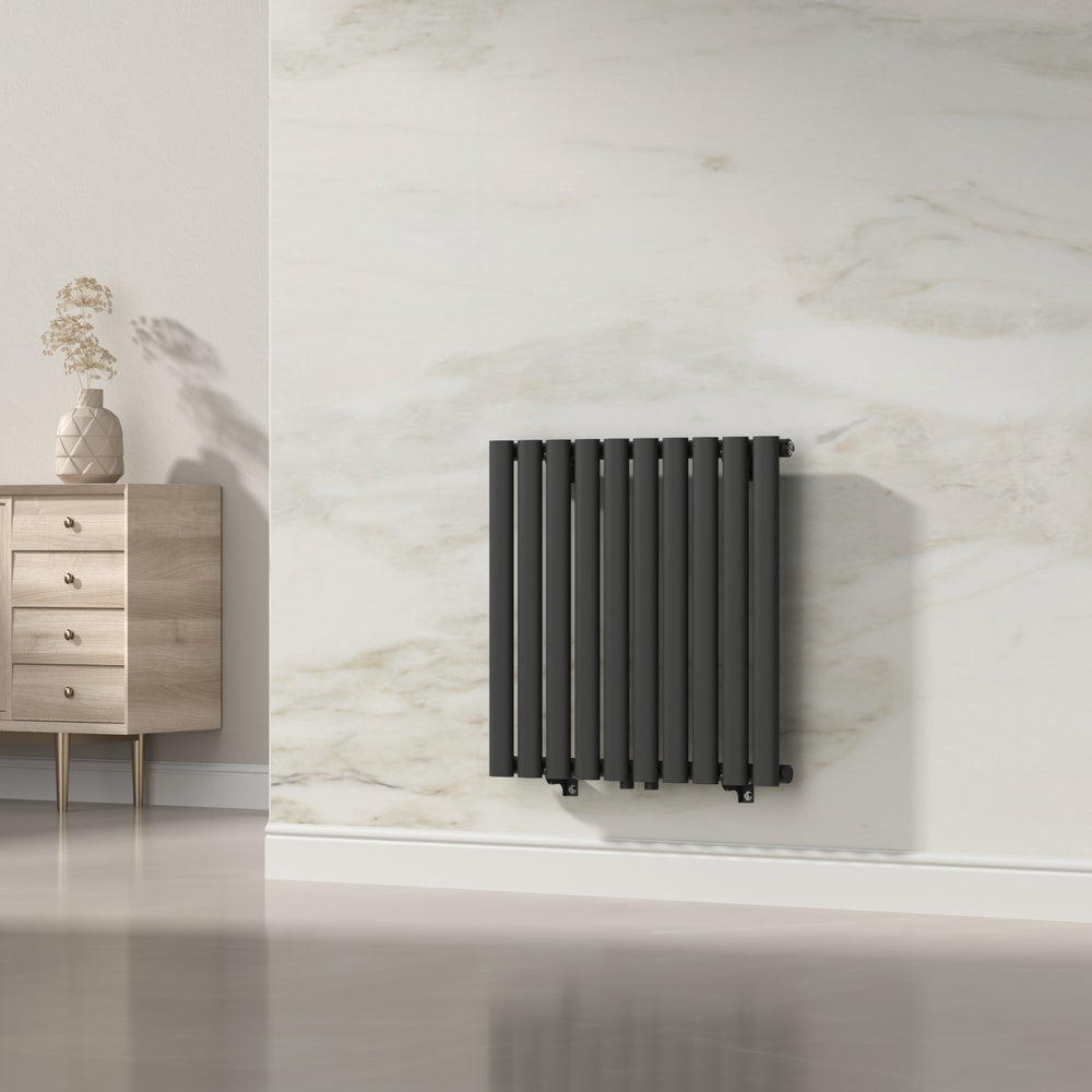 Radiator Nore 60x60cm negru 449W [neu.haus]