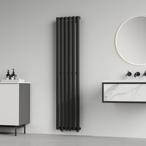 Radiator Nore 160x36cm negru 636W [neu.haus]