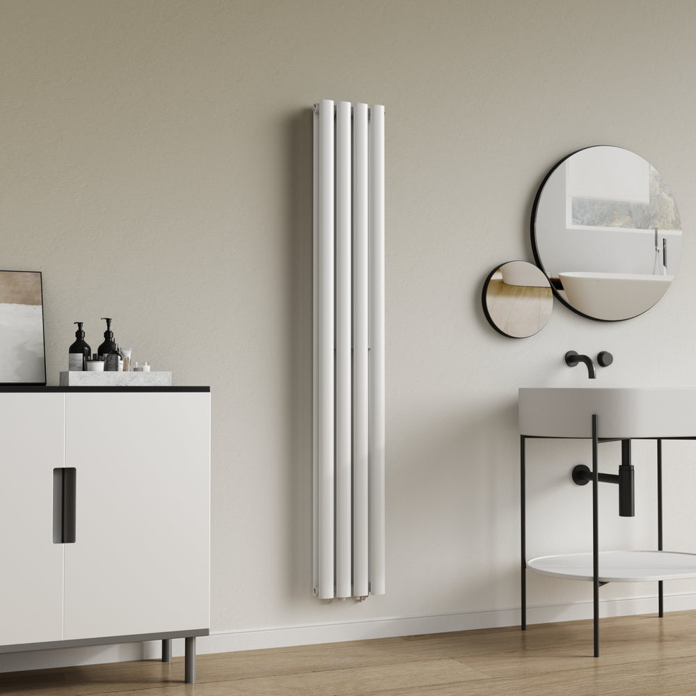Radiator dublu Nore 160x24cm alb 812W [neu.haus]