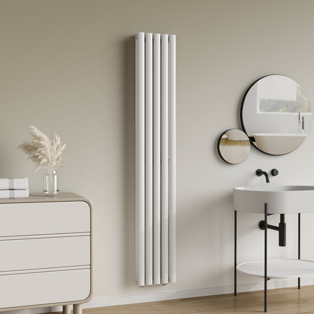 Radiator dublu NoreM2 180x30cm alb 1122W [neu.haus]
