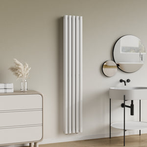 Radiator dublu NoreM2 180x30cm alb 1122W [neu.haus]
