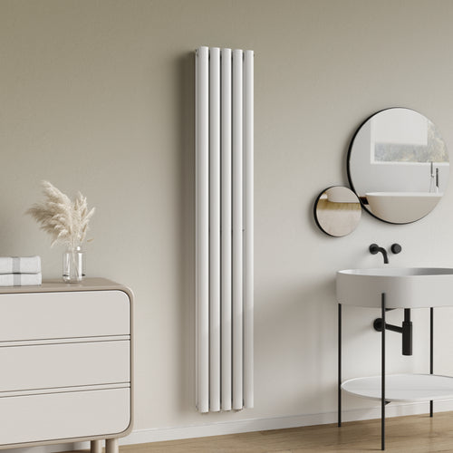 Radiator dublu NoreM2 180x30cm alb 1122W [neu.haus]
