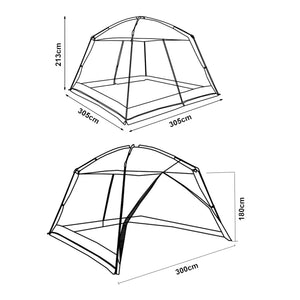Pavilion gradina Beekdaelen 305x305x213cm culori diferite [pro.tec]