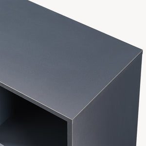 Comoda inalta living Bopibobro cu 2 usi decorative 3D [en.casa]