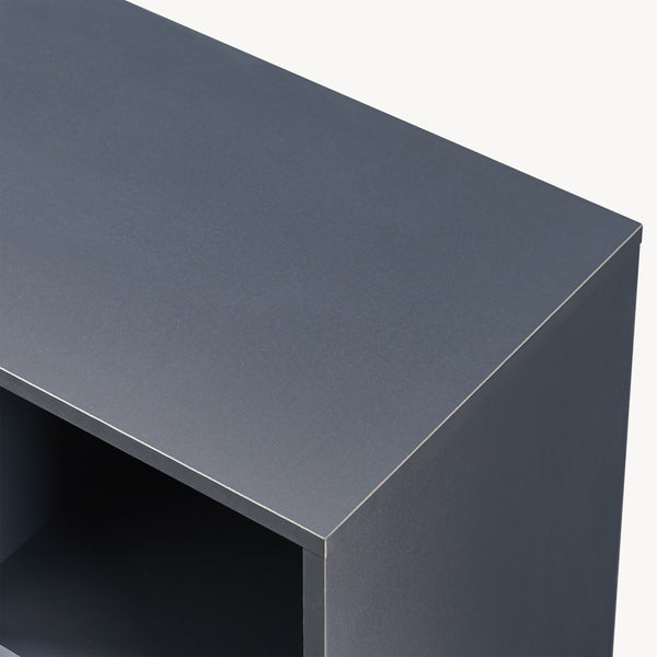 Comoda inalta living Bopibobro cu 2 usi decorative 3D [en.casa]